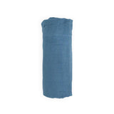 Deluxe Muslin Swaddle Blanket - Blue Dusk