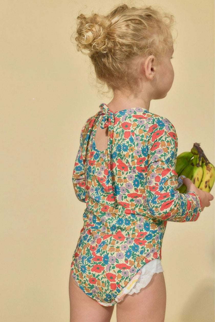 Florencia Floral Mini Long Sleeve One-Piece