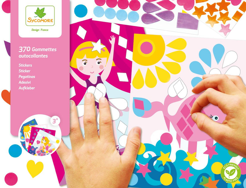 Pockets - Stickers Portfolio - Girl - 3y+