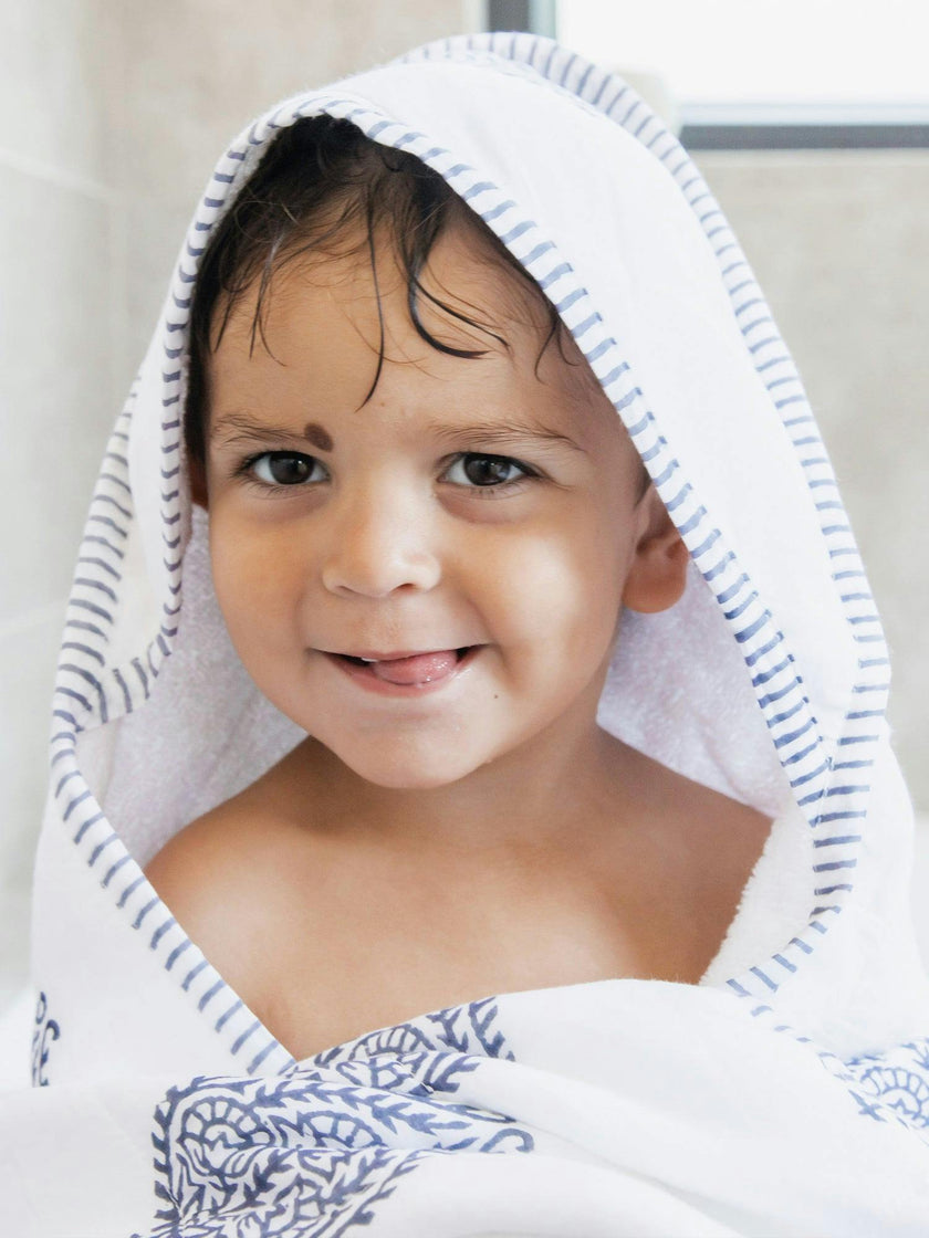 Block-Printed Terry Towel