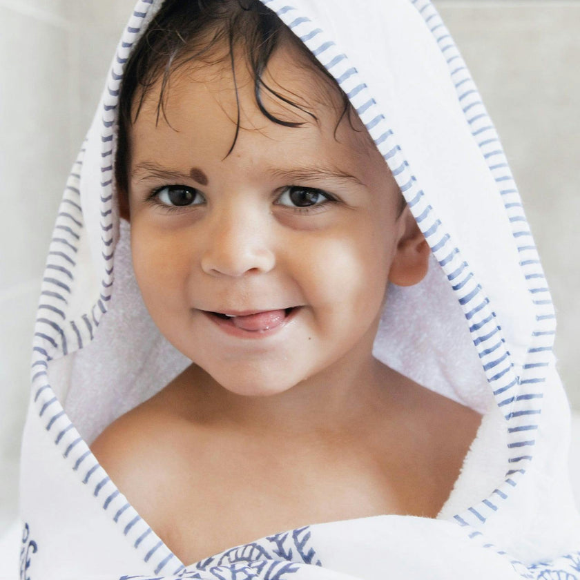Block-Printed Terry Towel