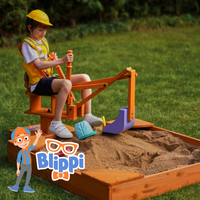 Blippi Excavator Ride-On Toy – Interactive Construction Fun for Kids