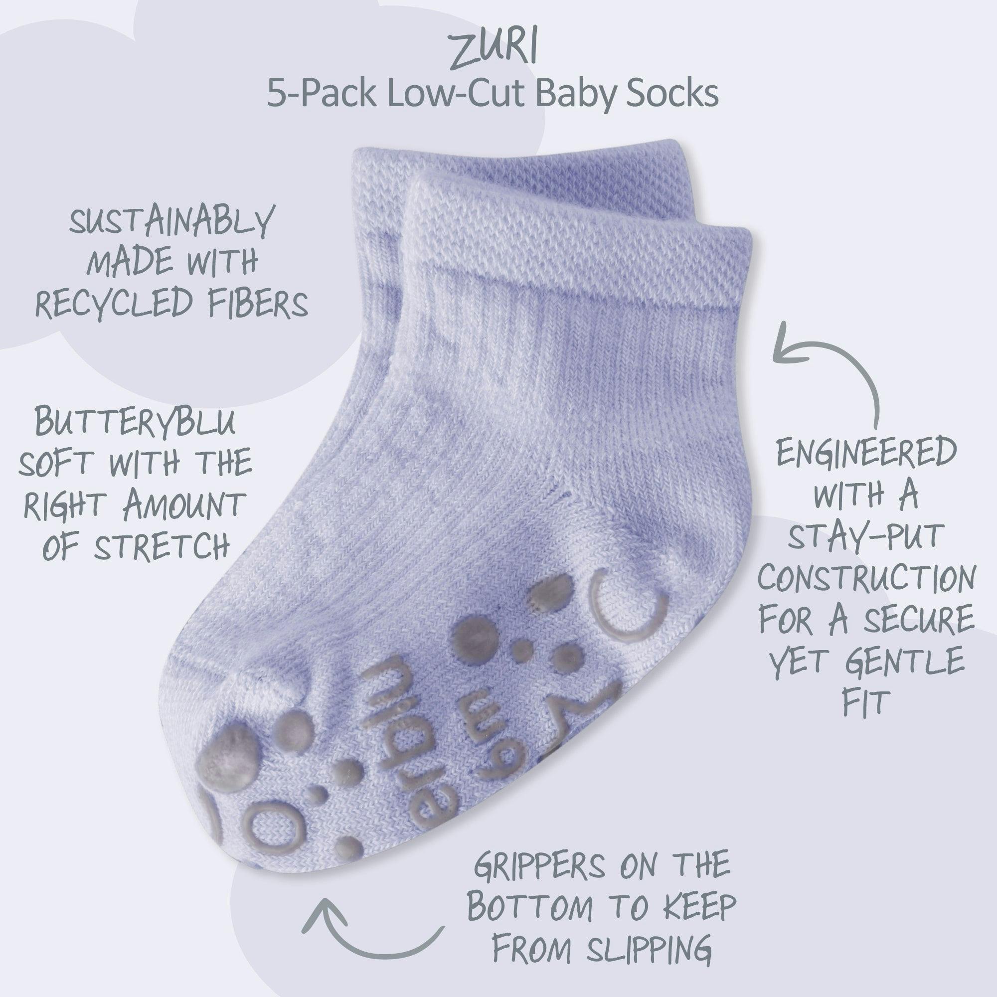 ZURI 5-Pack Baby & Toddler Socks