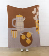Breakfast Knit Blanket