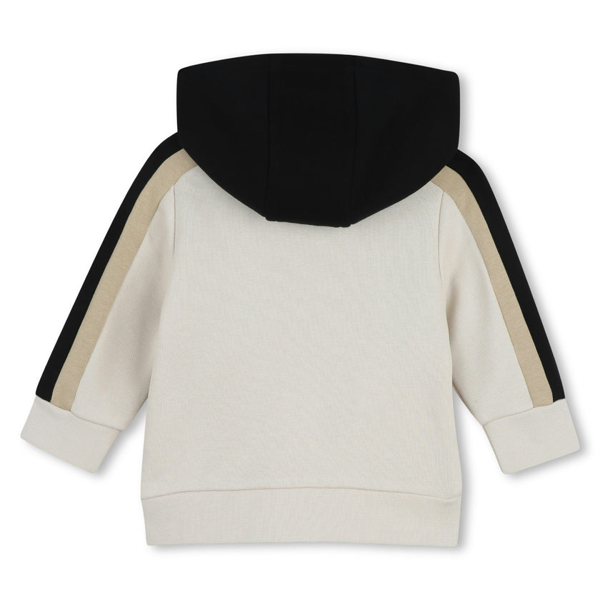Beige & Black Panel Tracksuit