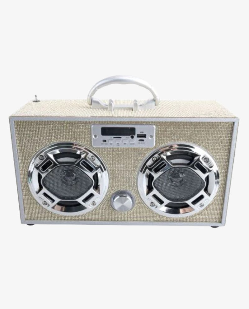 Bluetooth Fm Radio W LED Speakers