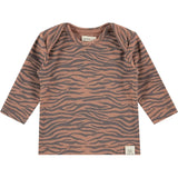 Knit Animal Print Long Sleeve Shirt