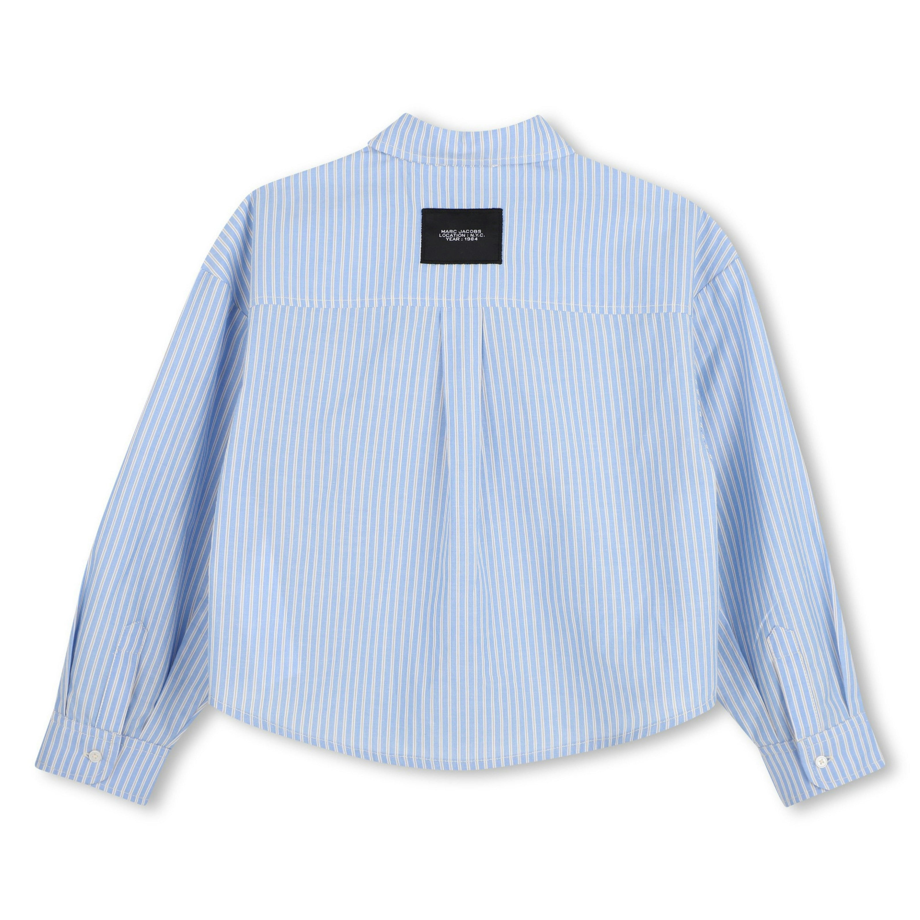 Blue Striped Daisy Shirt