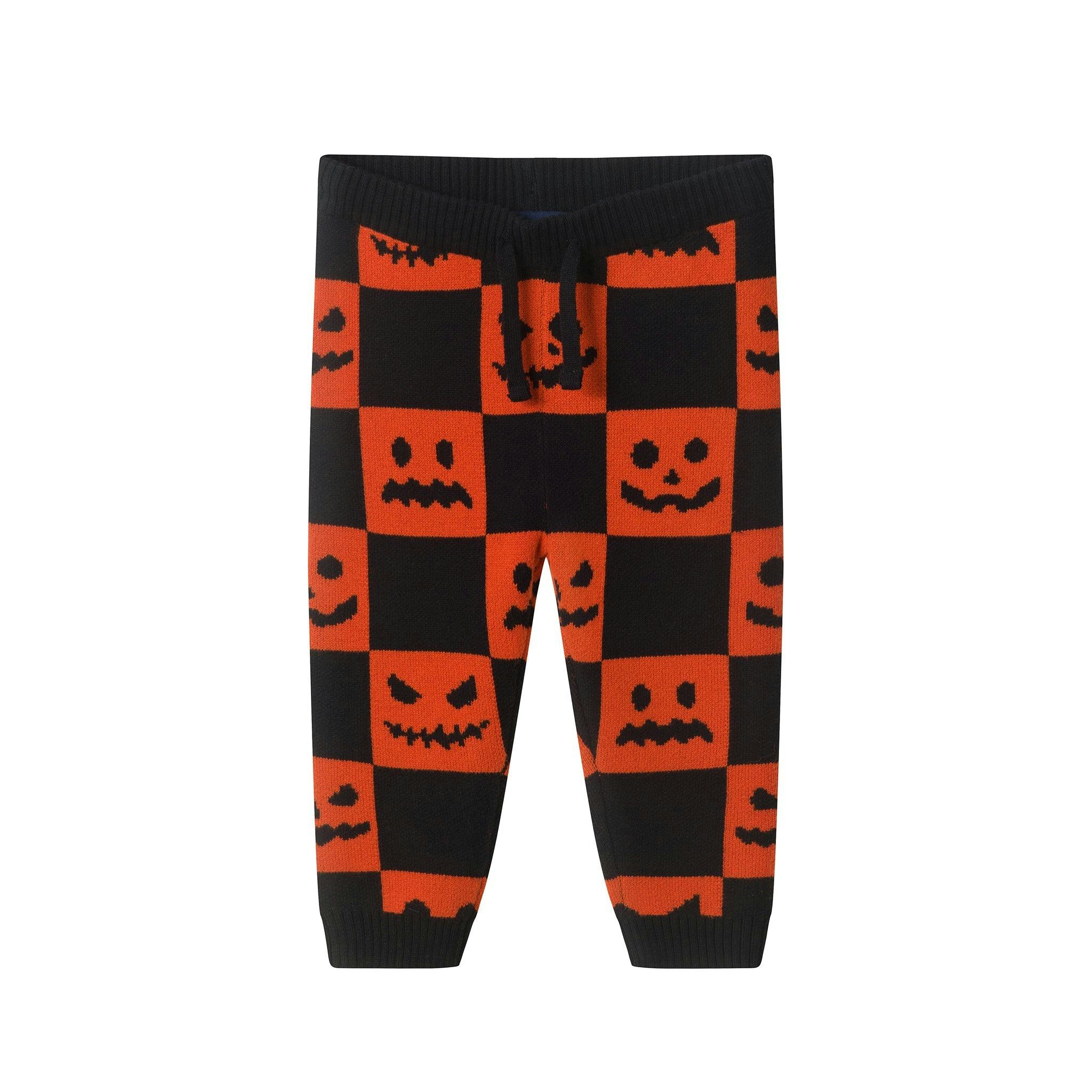 Infant Sweater Knit Set | Jack-O'-Lantern