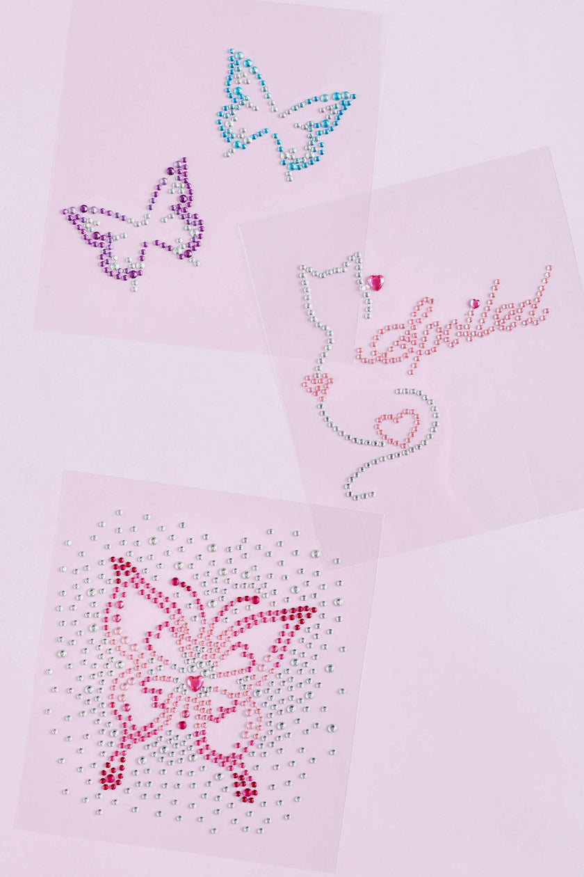 Butterfly Girl - Rhinestone Tattoo Set