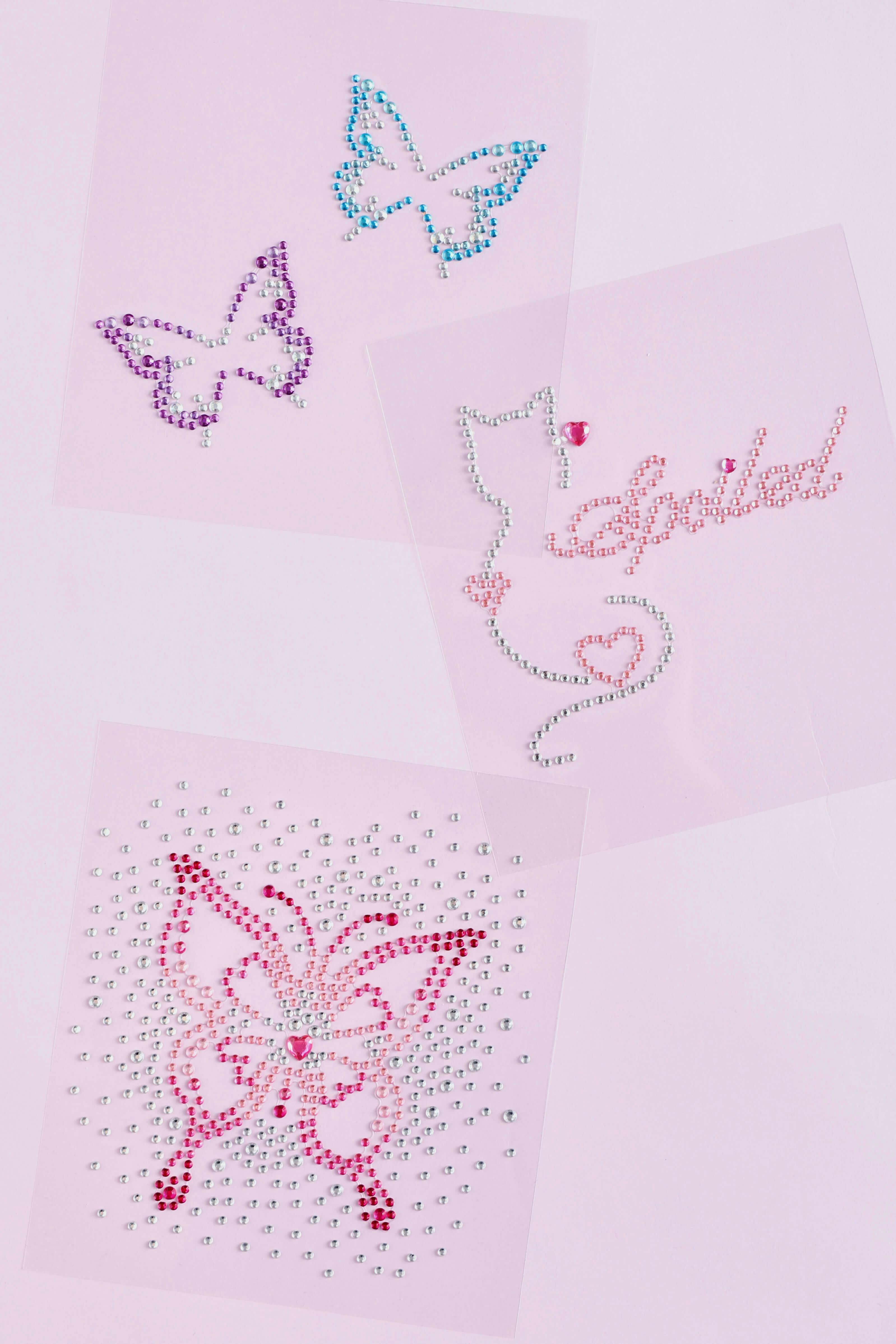 Butterfly Girl - Rhinestone Tattoo Set