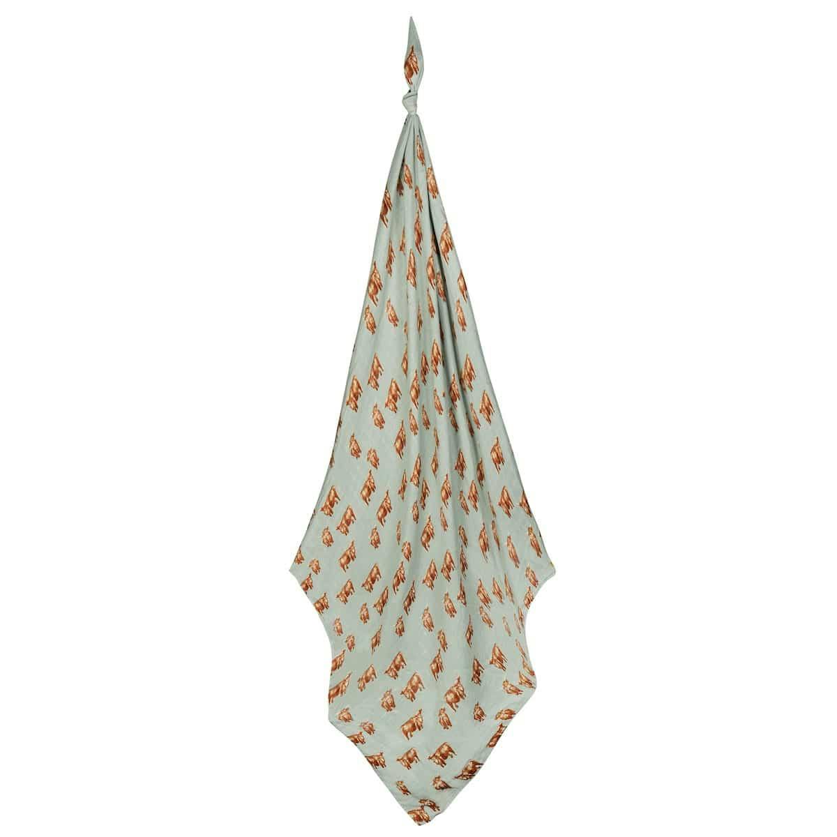 Highland Bamboo Muslin Swaddle Blanket