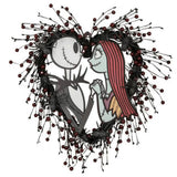 Disney® Jack Skellington and Sally Halloween Wreath Pre-Lit