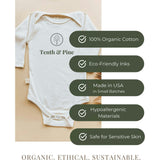 Santa's Favorite Elf Organic Baby Bodysuit Long Sleeve