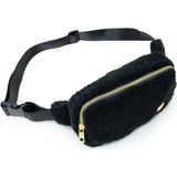 Fuzzy Belt Bag with Heart for Kids