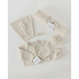 Pointelle Knit Gift Set - Natural