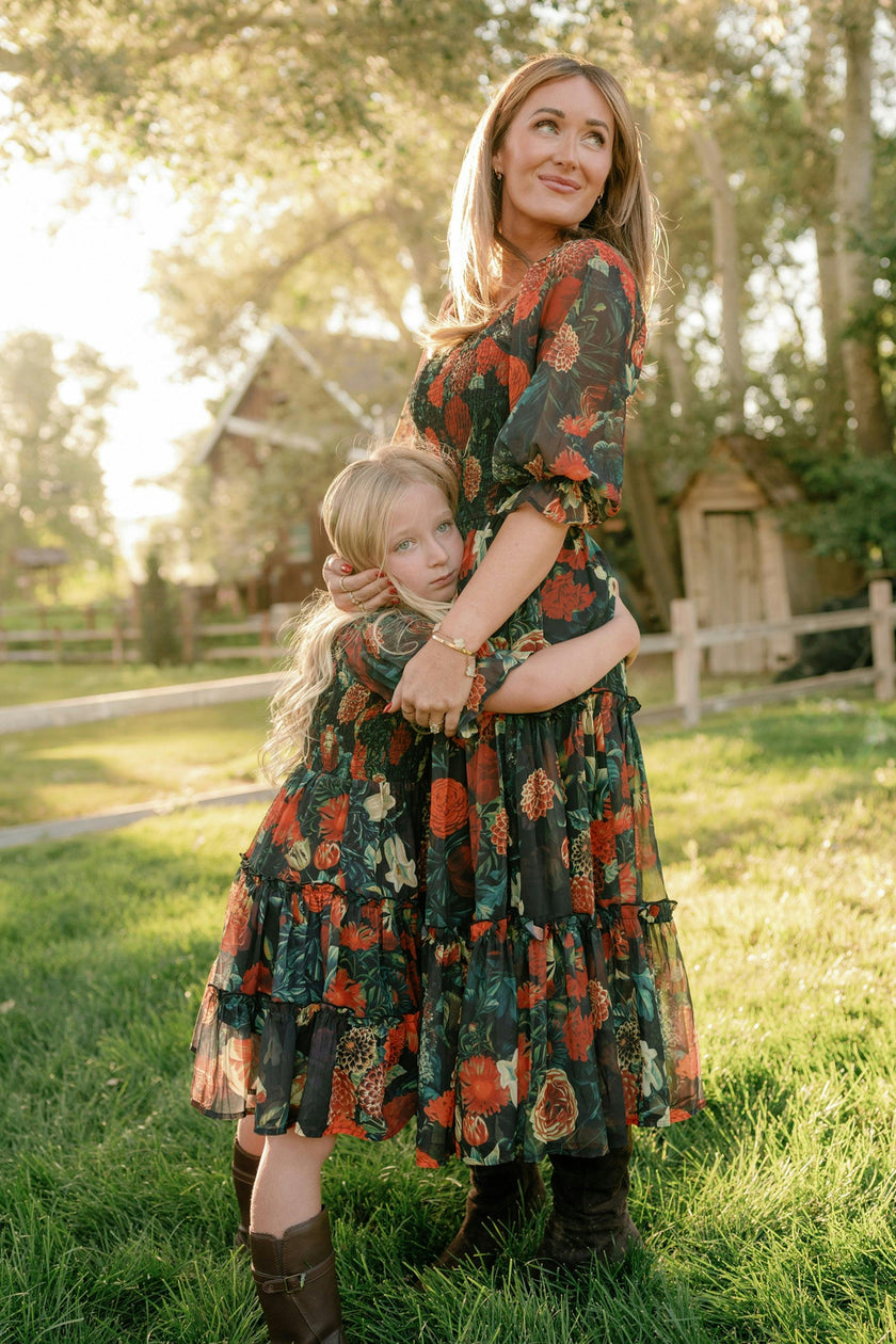 Mini Madeline Dress in Imogen Moody Floral