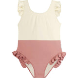 Mipounet SS26 Angelina, Swimwear Ecru Terracota