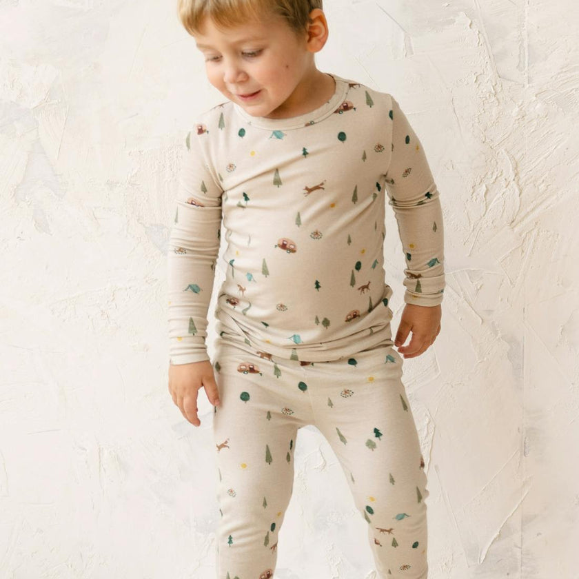 Toddler Modal Pajama Set in Camping