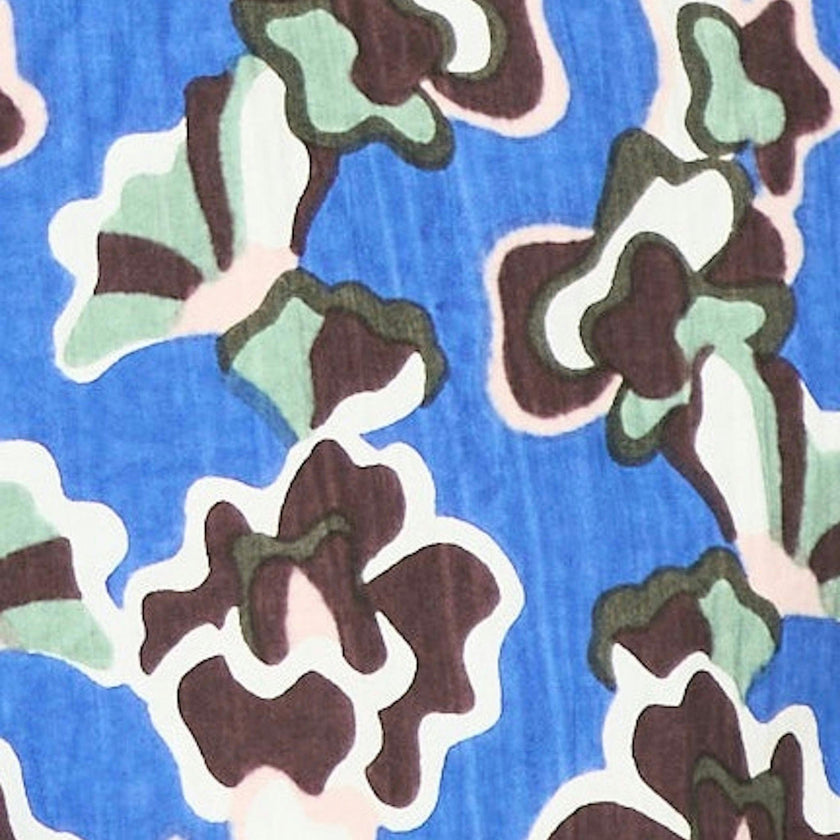 Somerset Dress in Lapis Wildflower