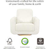 Tuba Extra Wide Swivel Glider
