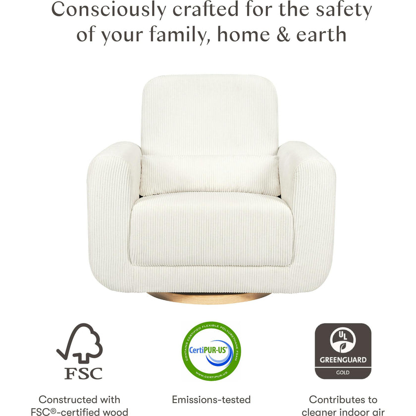 Tuba Extra Wide Swivel Glider