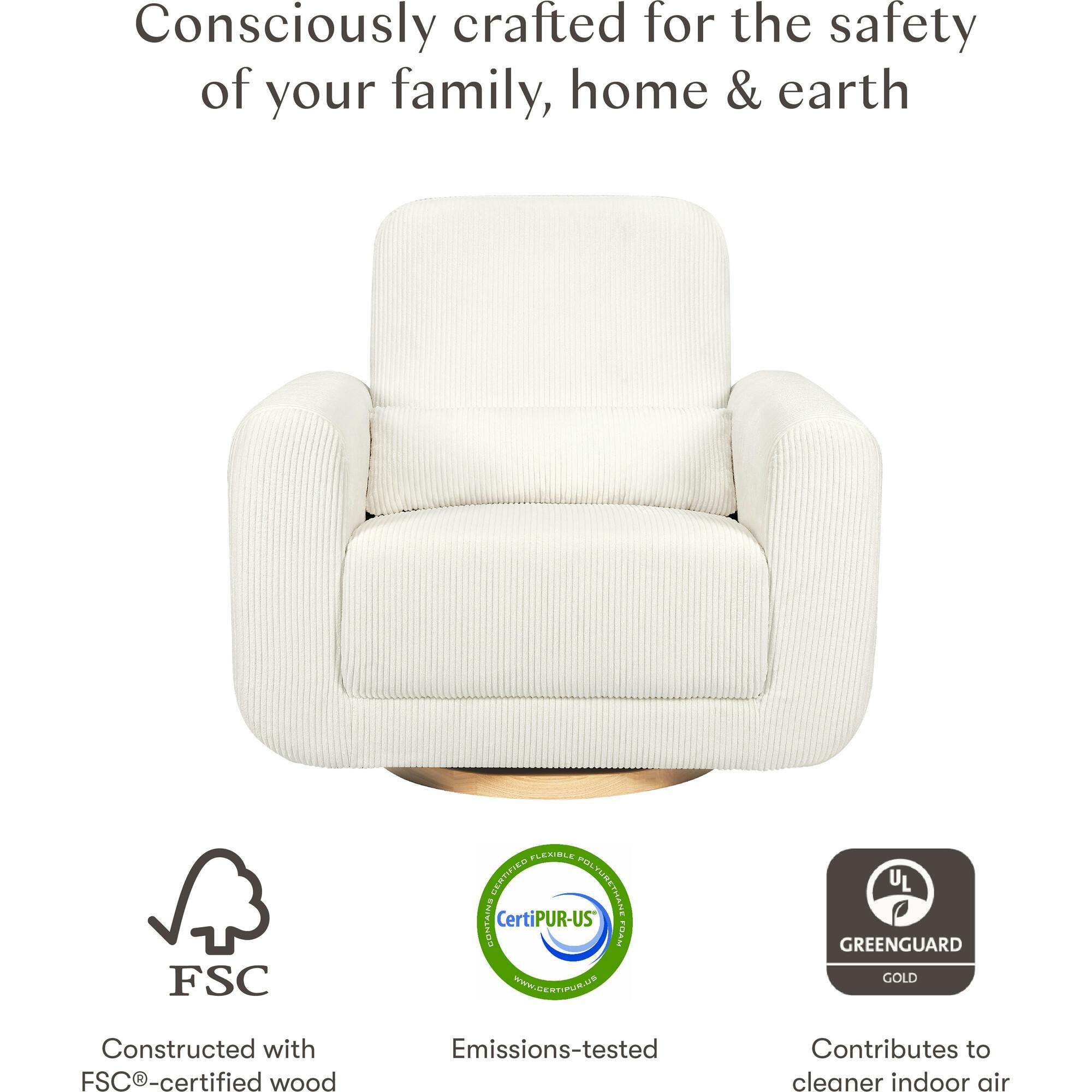 Tuba Extra Wide Swivel Glider