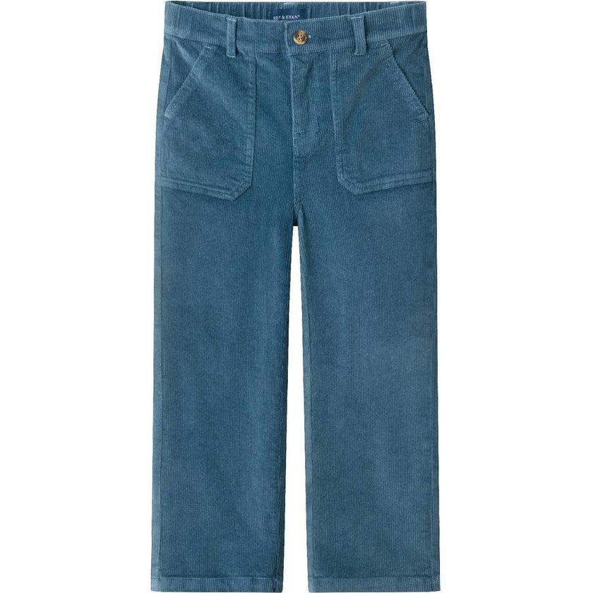 Kids Wide Leg Corduroy Pants