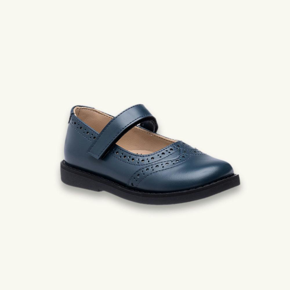 Scholar Spectator Mary Jane | Blue Leather