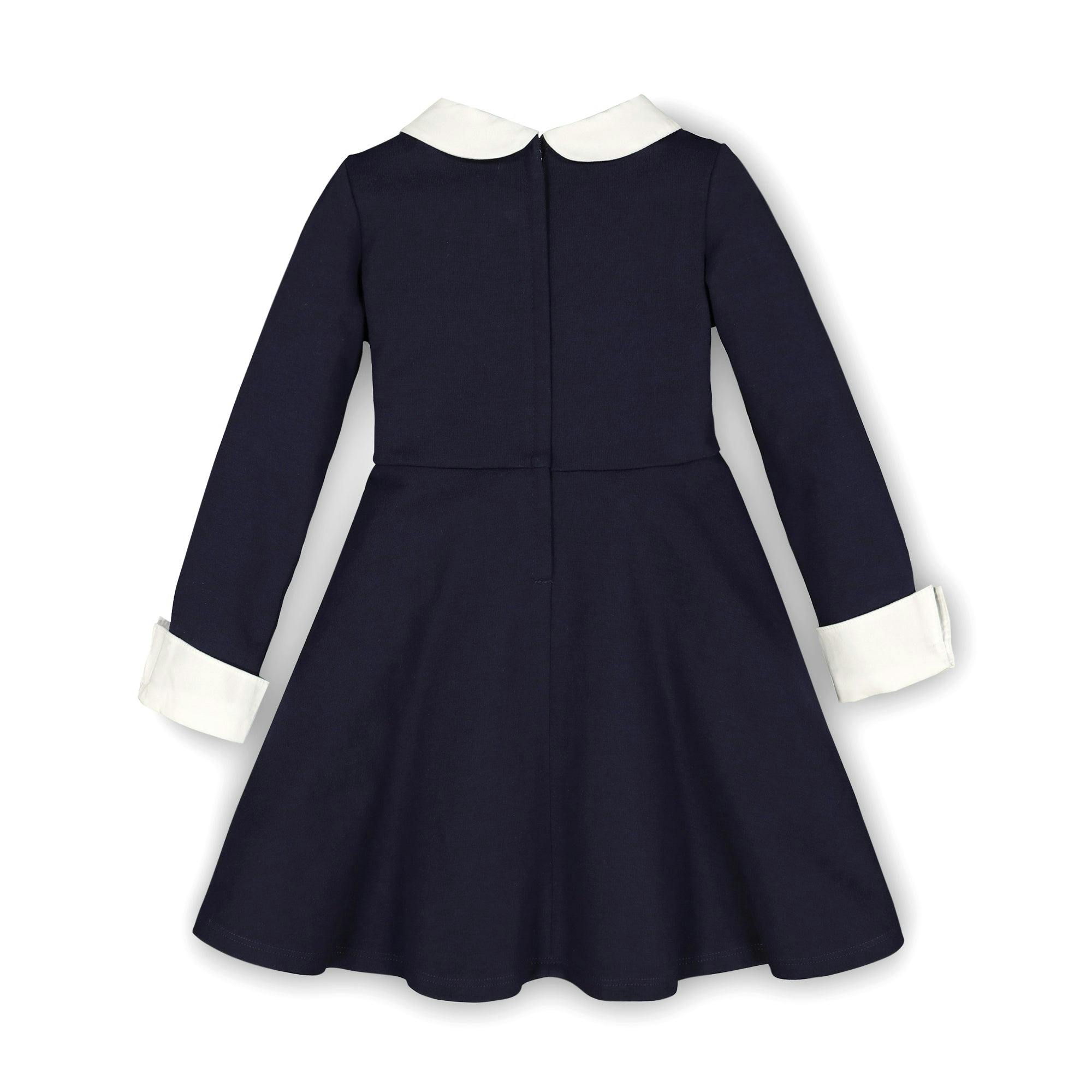 French Look Ponte Dress with Bow