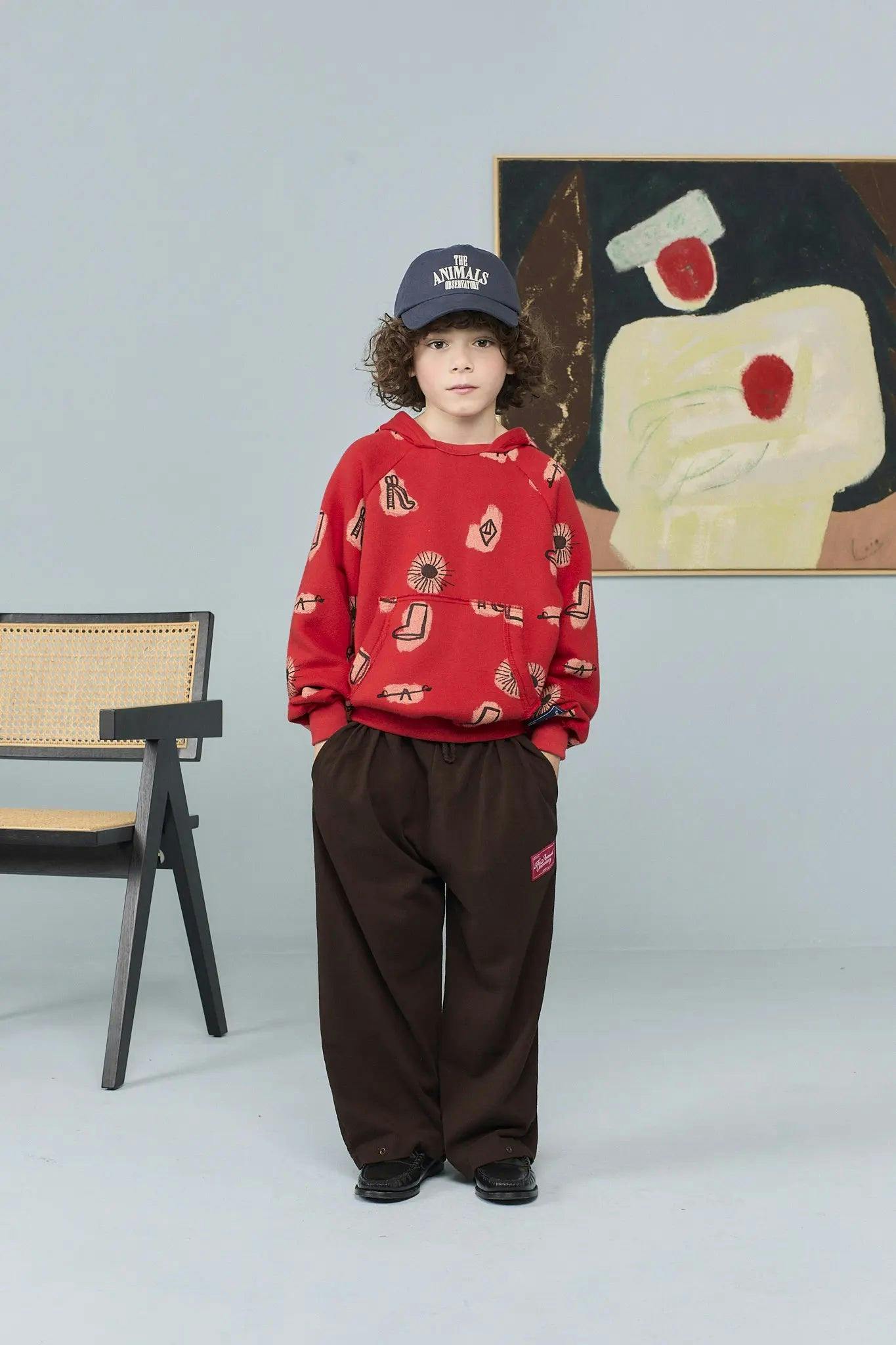 Dark Brown Stag Sweatpants