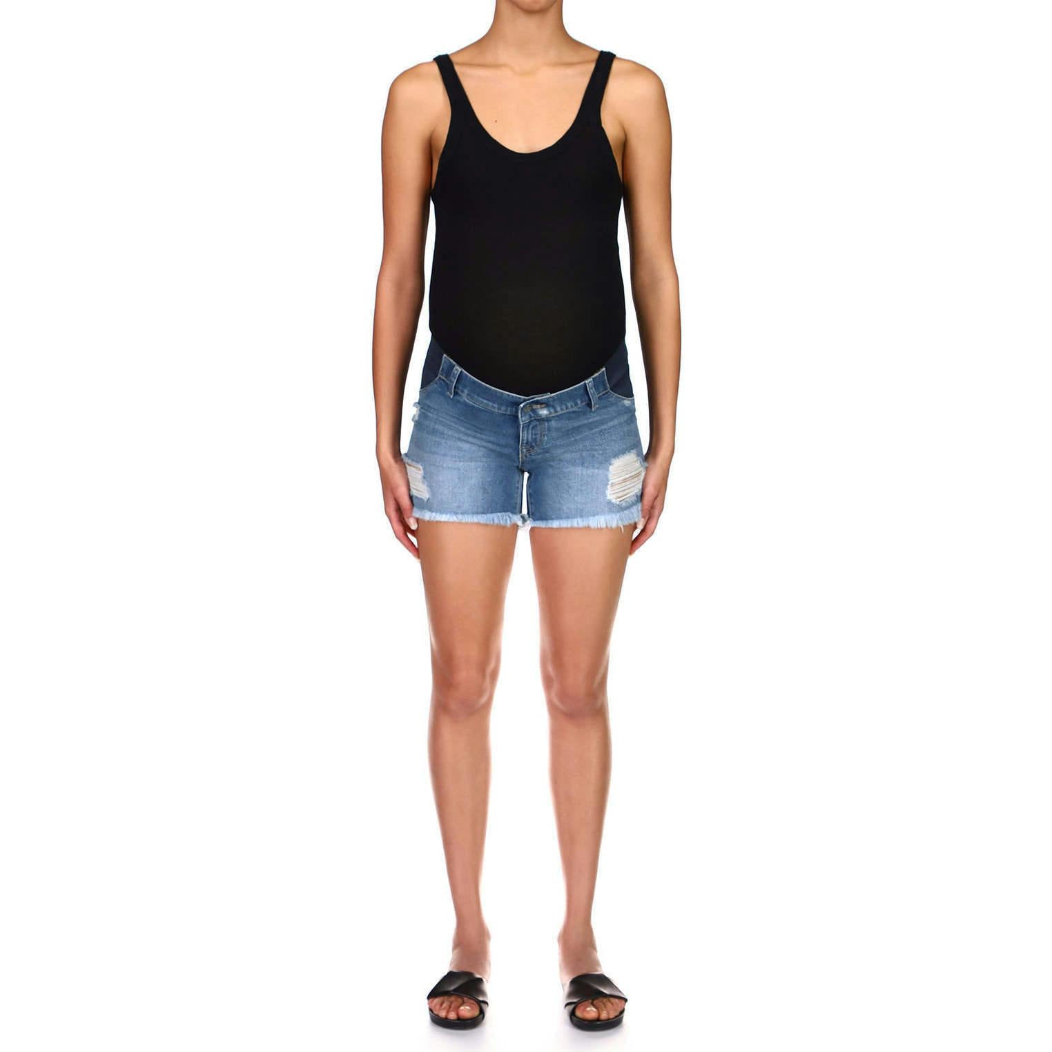 Karlie Boyfriend Maternity Jean Short | Sprawling