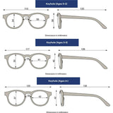 Baby Blue Keyhole I Amber Lenses