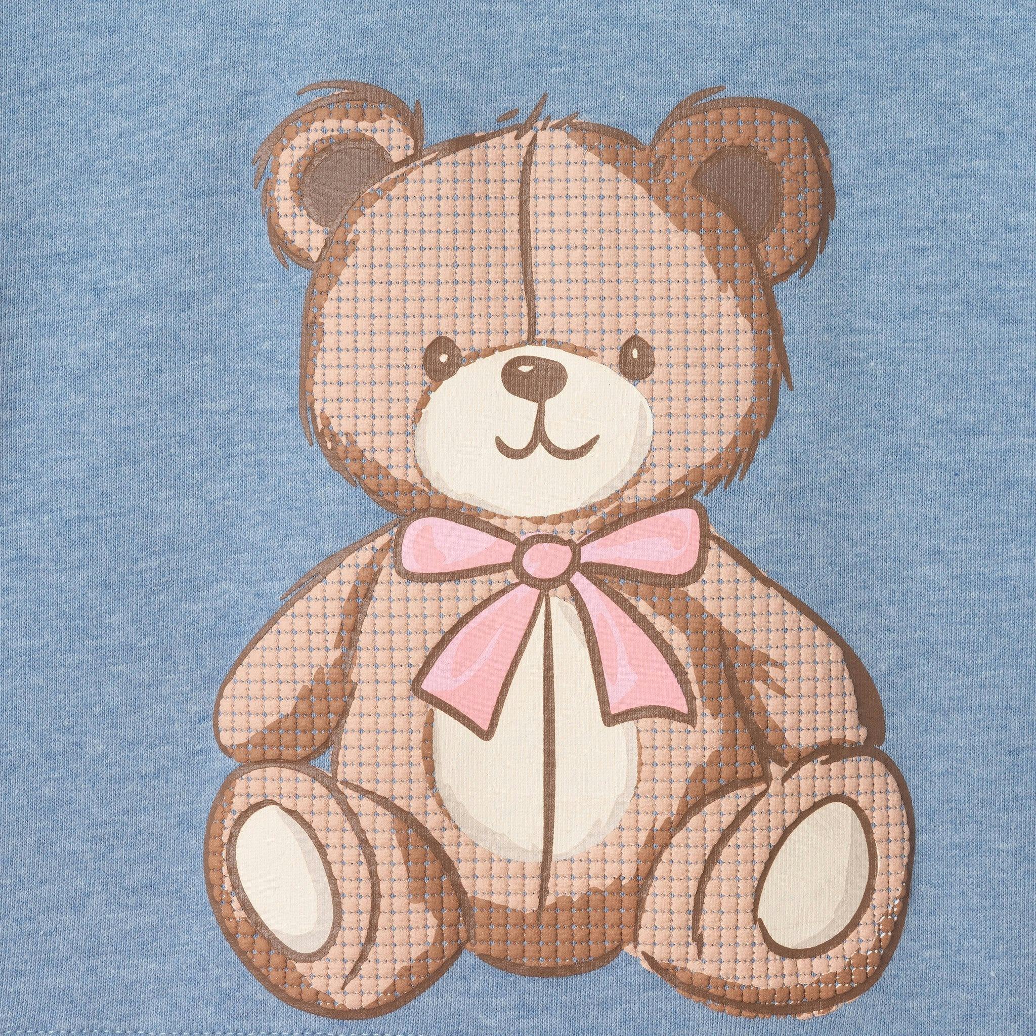 Twofer Sweatshirt  Dress | Teddy bear