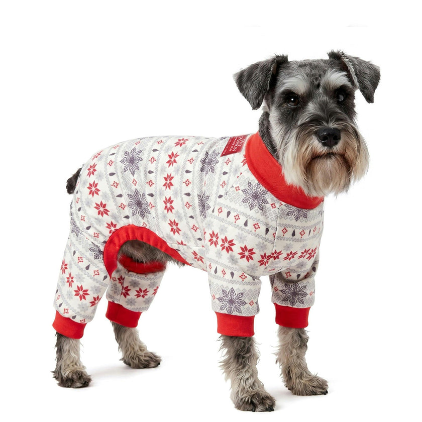 Matching Family Jammies Christmas Pajamas - Nordic Fair Isle Ivory