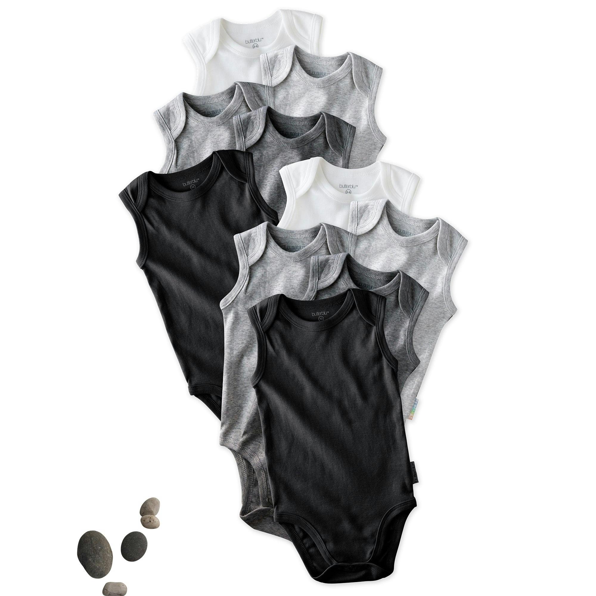 SAM 10-Pack Sleeveless Bodysuits