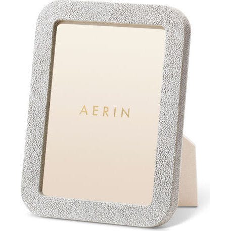 Modern Shagreen Frame, Grey