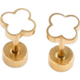 Quatrefoil Stud Earrings
