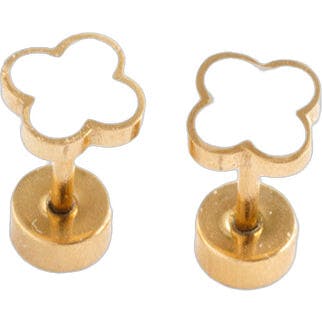 Quatrefoil Stud Earrings