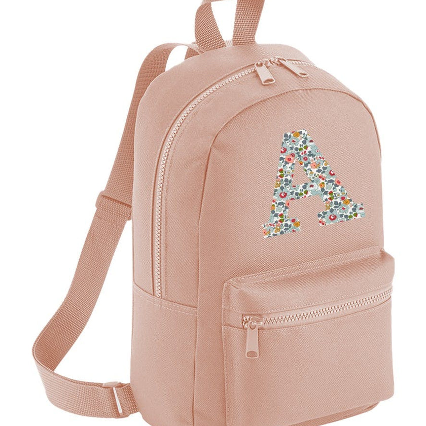 Liberty of London Personalised Mini Backpack - Coral