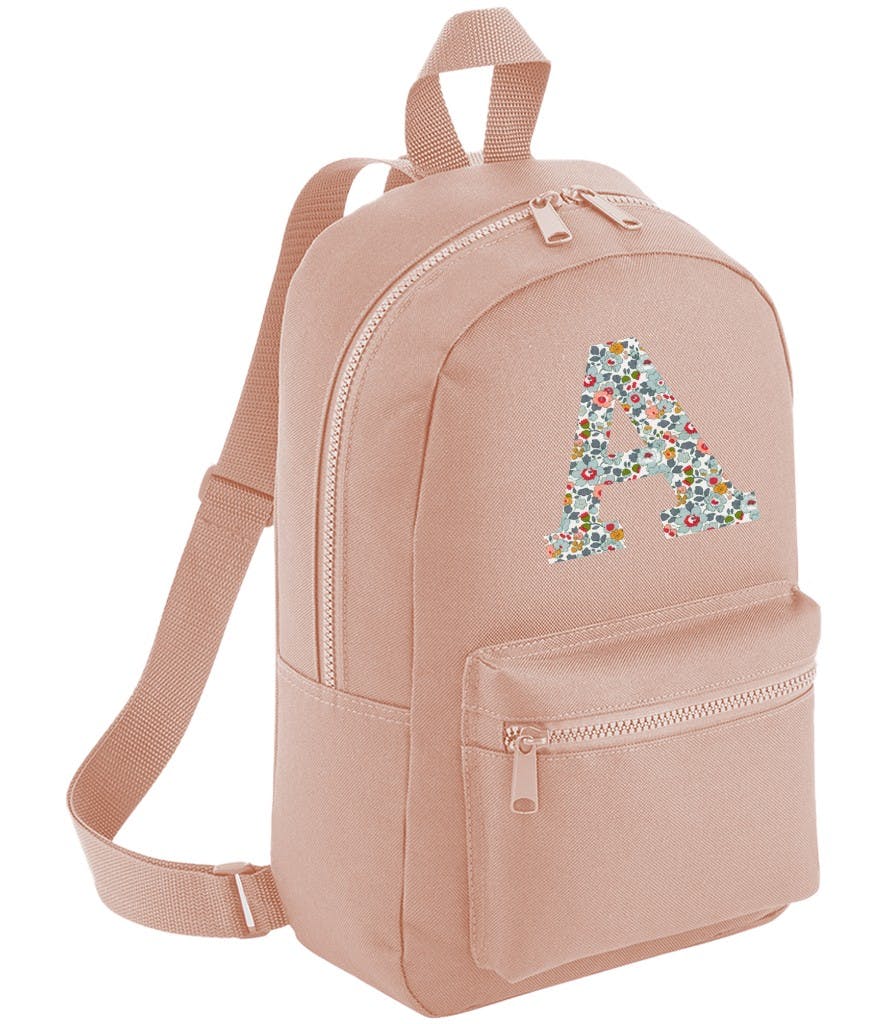 Liberty of London Personalised Mini Backpack - Coral
