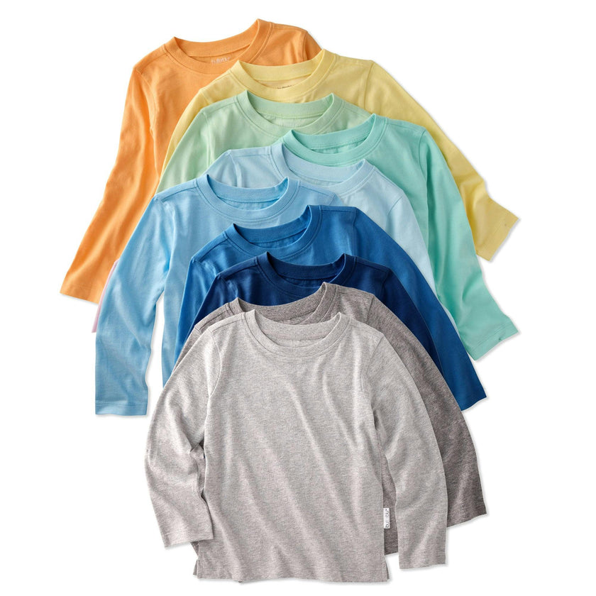 LONDON 10-Pack Toddler Long Sleeve T-Shirts