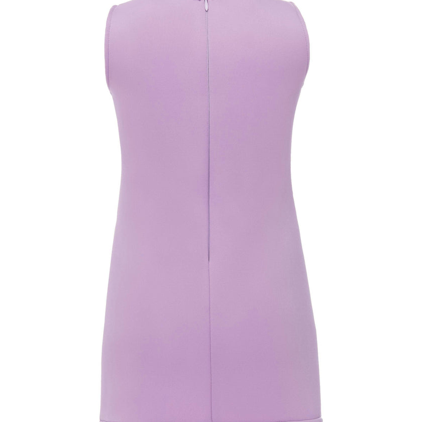 Lilac Fiona Sleeveless Bow Dress