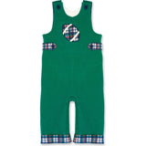 Green Jacquard Knit Longall With Football
