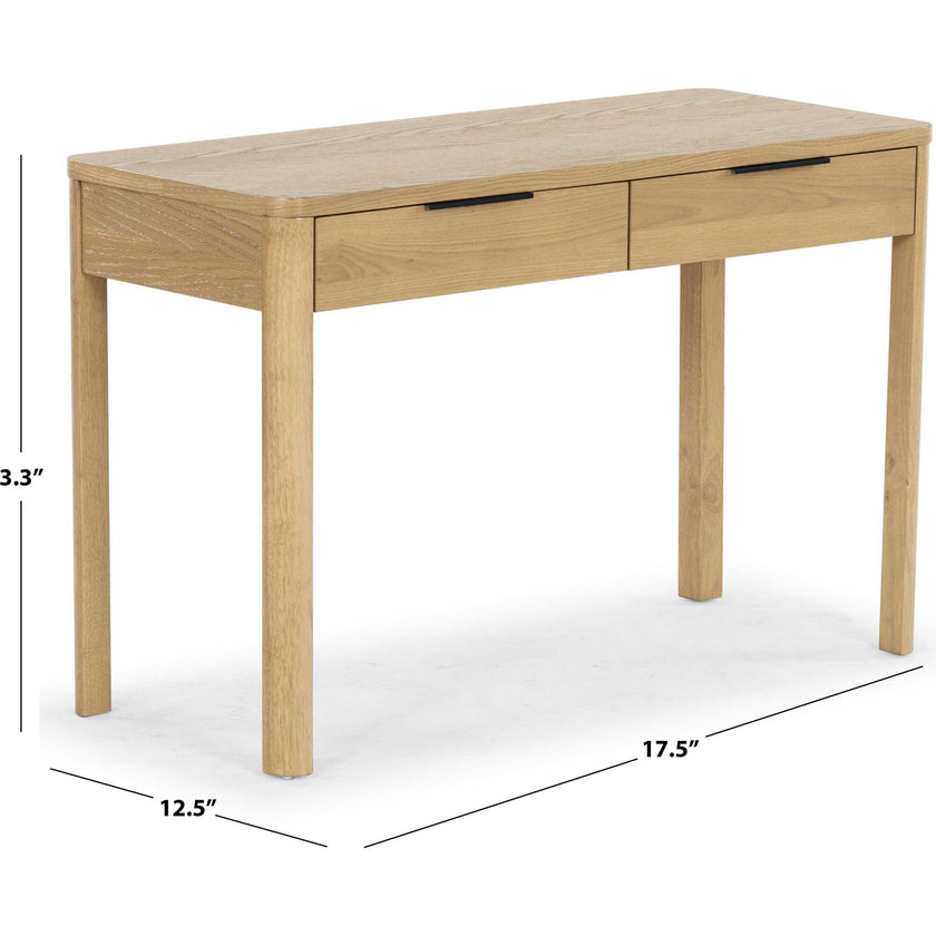 Gabrietta 2 Drawer Wood Desk