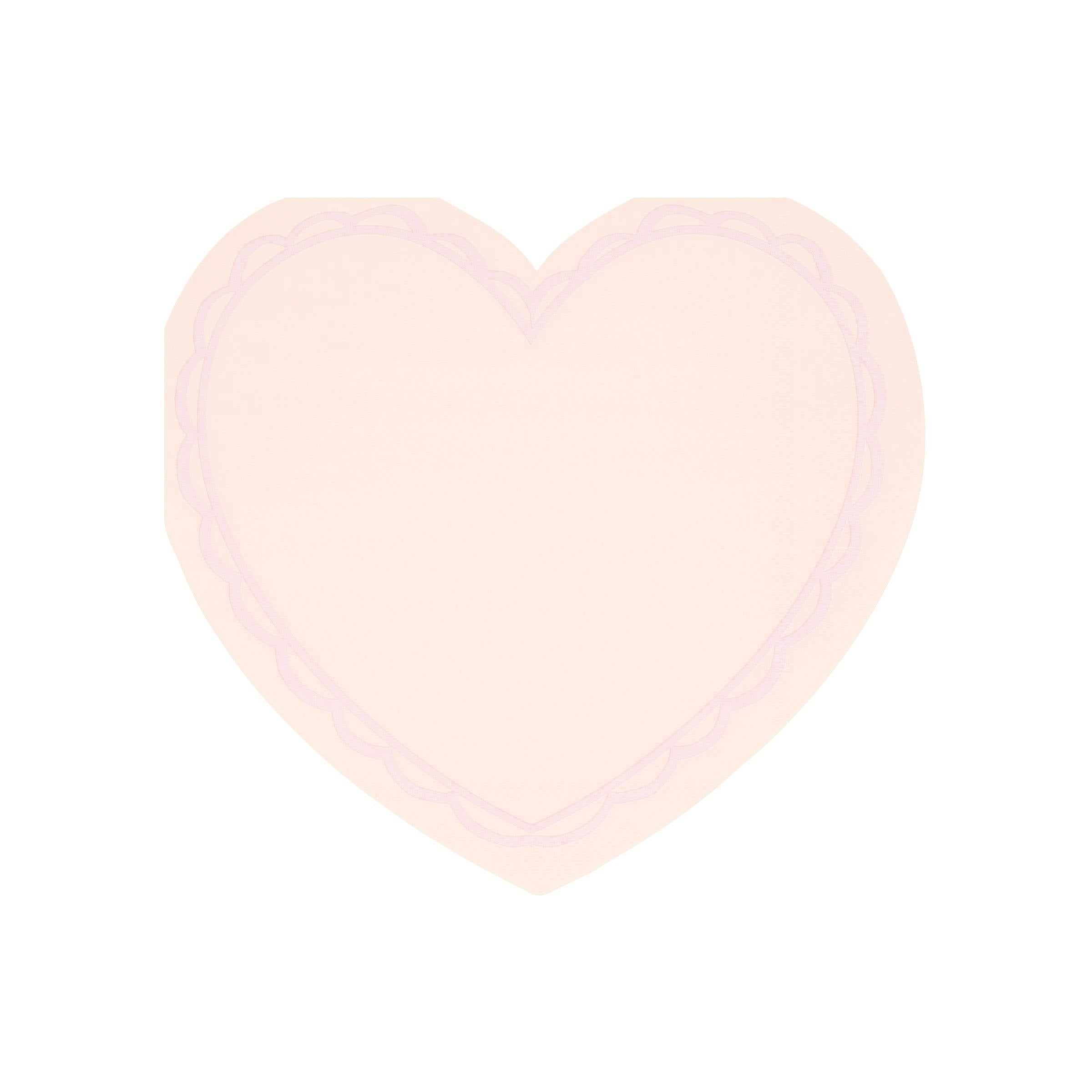 Pastel Heart Large Napkins