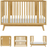 Palma 8-In-1 Convertible All-Stages® Crib W/ Bassinet & Toddler Bed Kits In