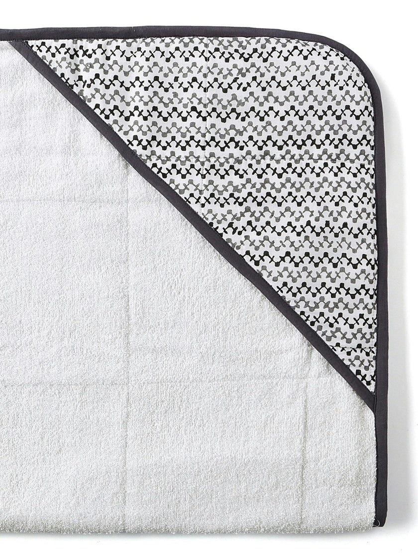 Block-Printed Terry Towel