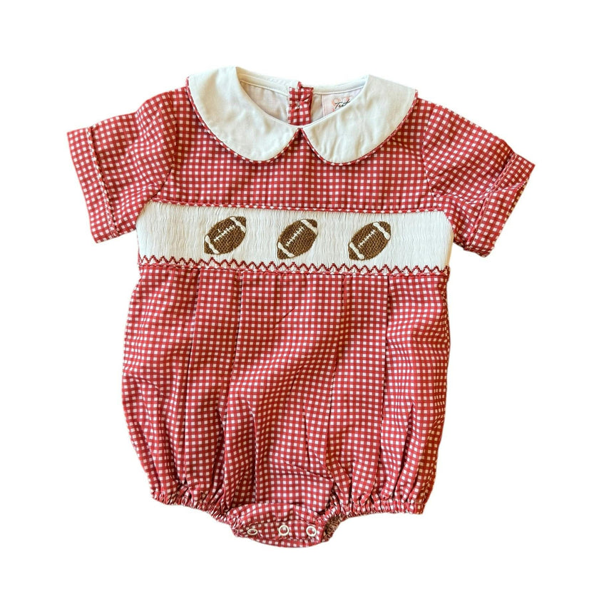 Crimson Gingham Football - Noah Bubble