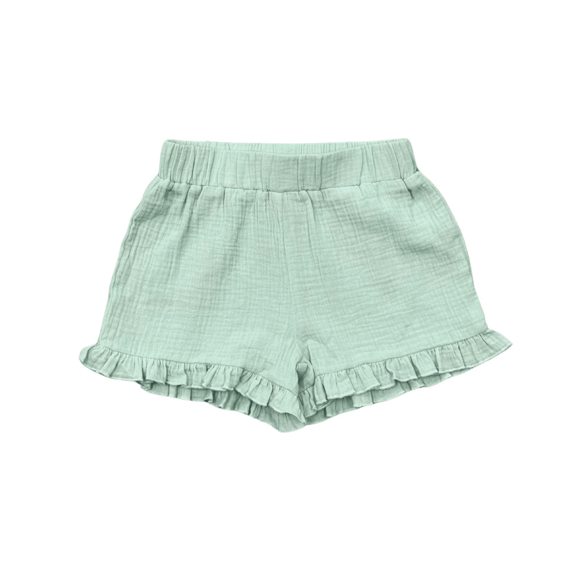 Ruffle Gauze Shorts